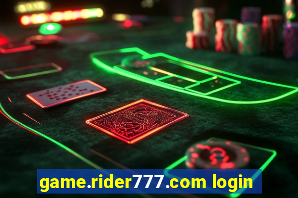 game.rider777.com login